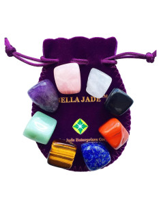 Juego de 8 Cristales Sanadores para Meditación y Reiki