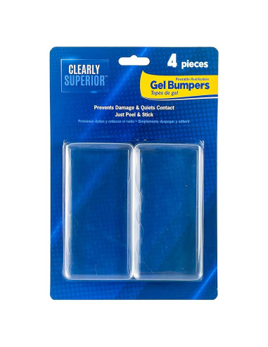 Protectores de Pared Rectangulares SAK - Paquete de 4 Unidades