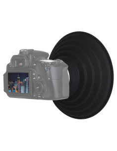 Funda de lente Easy Hood 50mm para cámaras Nikon Canon Sony