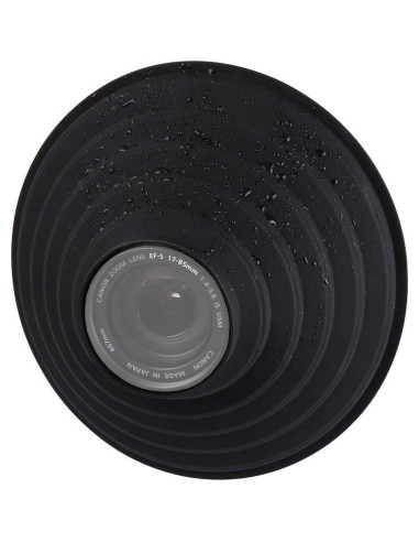 Funda de lente Easy Hood 50mm para cámaras Nikon Canon Sony