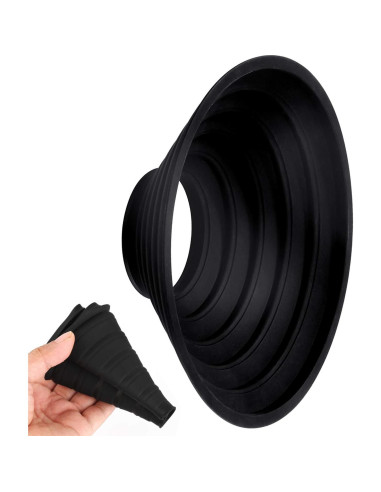 Funda de lente Easy Hood 50mm para cámaras Nikon Canon Sony