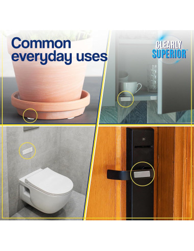 Protectores de Pared Rectangulares SAK - Paquete de 4 Unidades