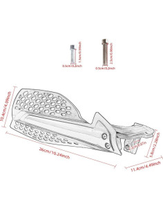 Guardas de Manos para Motocicleta Evomosa Universal 22mm 2