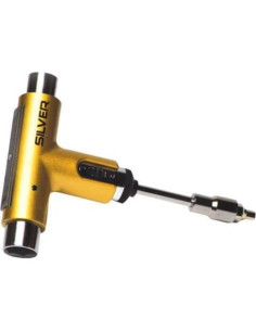 Herramienta de Patinaje Multiusos Silver Dorada Metálica 2