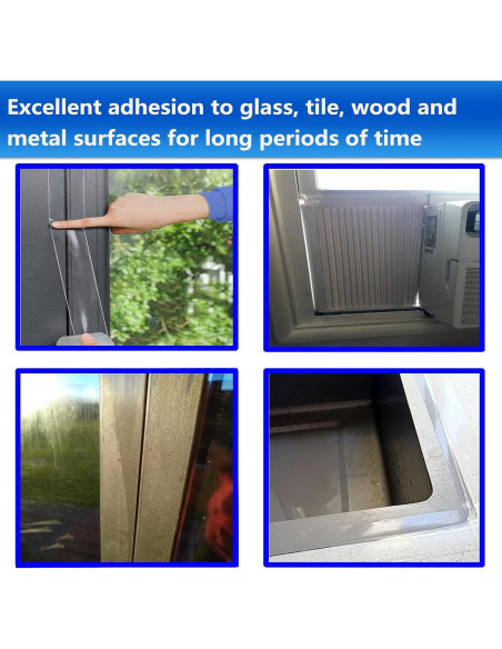 Cinta de Sellado de Ventanas Wensskku 5 cm x 50 m Impermeable