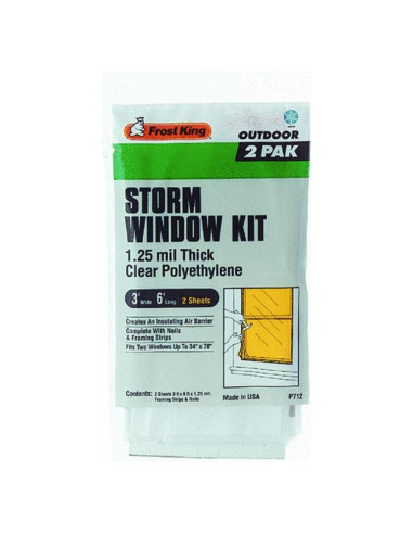 Kits de Ventanas de Tormenta Frost King P712H 0.91x1.83m 2-Pack