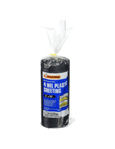 Hoja de Polietileno Frost King 350B 0.91m x 15.24m Negro
