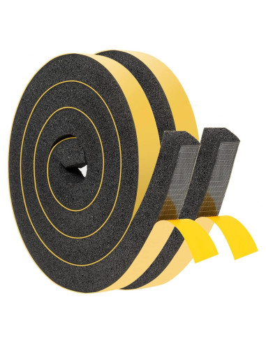 Cinta de Espuma Aislante YoleShy 2.54cm x 3.96m Autoadhesiva