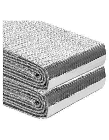 Rollo Aislante Reflectante 89cm x 3m Doble Burbuja Plata