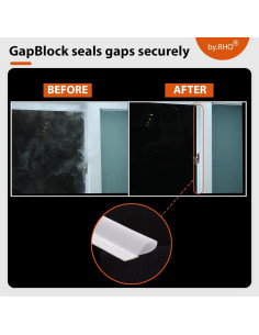 Tira de Sellado Aislante GapBlock RHO - 6m Autoadhesiva 2