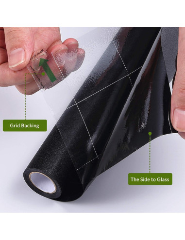 Película de Ventana Oscurecimiento Total VELIMAX 45x200cm