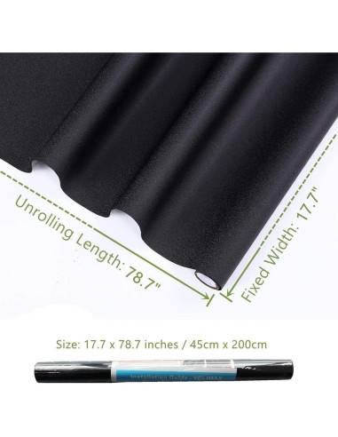 Película de Ventana Oscurecimiento Total VELIMAX 45x200cm