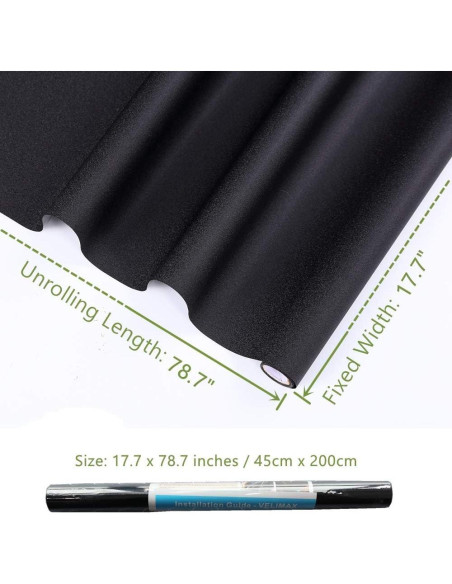Película de Ventana Oscurecimiento Total VELIMAX 45x200cm Película de Ventana Oscurecimiento Total VELIMAX 45x200cm
