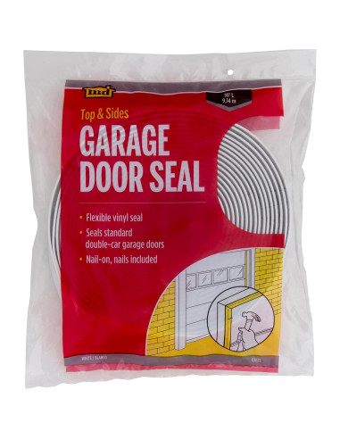 Sello Superior y Lados de Puerta de Garaje M-D 9.14m Vinilo Blanco