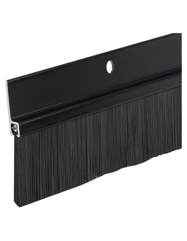 Barrera de Puerta de Aluminio Negro 3 FT Randall - Sello Cepillo
