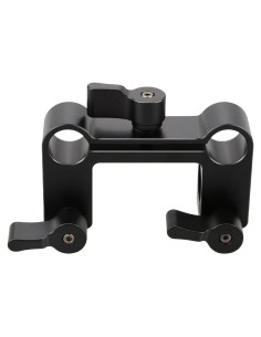 Soporte de Riel Offset 15mm CAMVATE para DSLR con 4 Agujeros