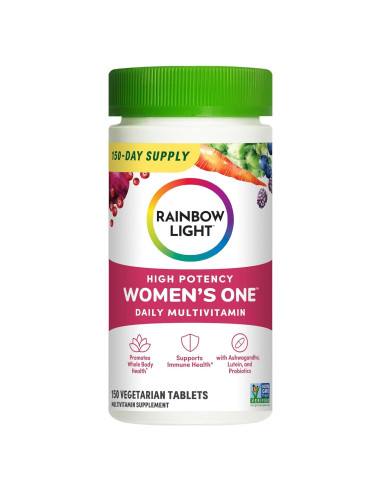 Multivitamina Diaria Rainbow Light para Mujeres 150 Tabletas