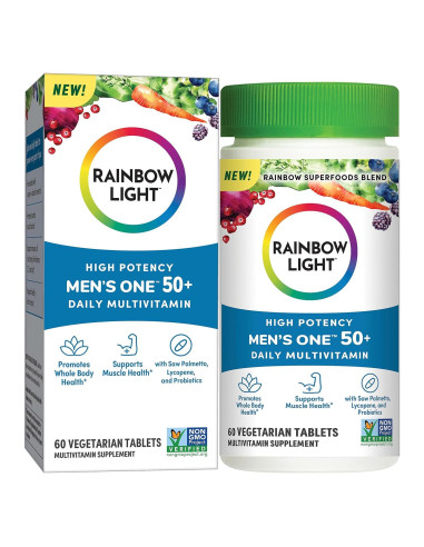 Multivitamina Arcoíris Rainbow Light 50+ Hombres 60 Tabletas