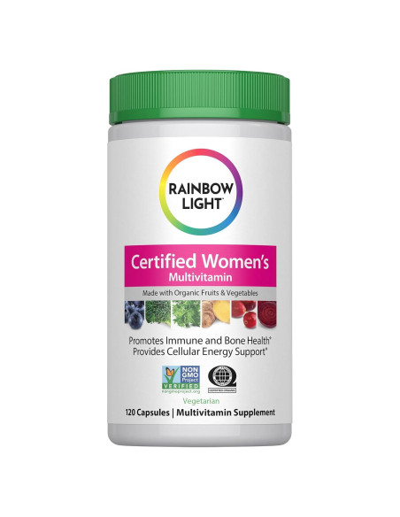 Multivitamina Rainbow Light para Mujeres 120 Cápsulas Orgánicas Multivitamina Rainbow Light para Mujeres 120 Cápsulas Orgánicas