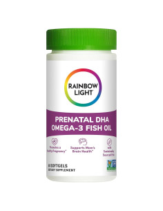 Rainbow Light DHA Prenatal Omega-3 60 Gelatinas Blandas
