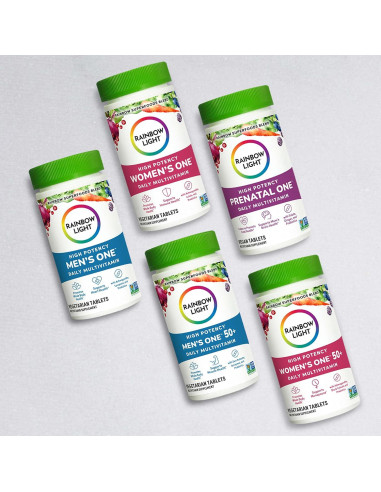 Multivitamina Arcoíris Rainbow Light 50+ Hombres 60 Tabletas