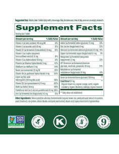 MegaFood Multivitamina Diaria 30 Tabletas - Soporte Inmunológico 2