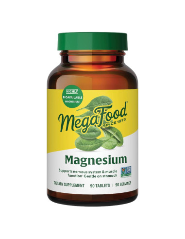 Suplemento de Magnesio MegaFood 90 Tabletas Veganas
