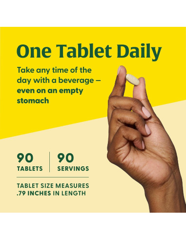 Suplemento de Magnesio MegaFood 90 Tabletas Veganas