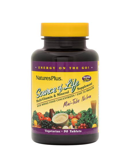 Suplemento Multivitamínico Natures Plus Fuente de Vida 90 Tabletas Suplemento Multivitamínico Natures Plus Fuente de Vida 90 Tabletas