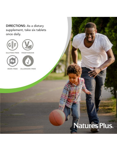 Suplemento Multivitamínico Natures Plus Fuente de Vida 90 Tabletas