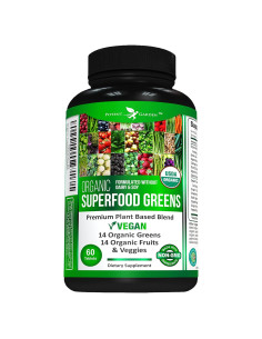 Suplemento Orgánico de Superalimentos Potent Garden 60 Tabletas