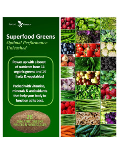Suplemento Orgánico de Superalimentos Potent Garden 60 Tabletas 2