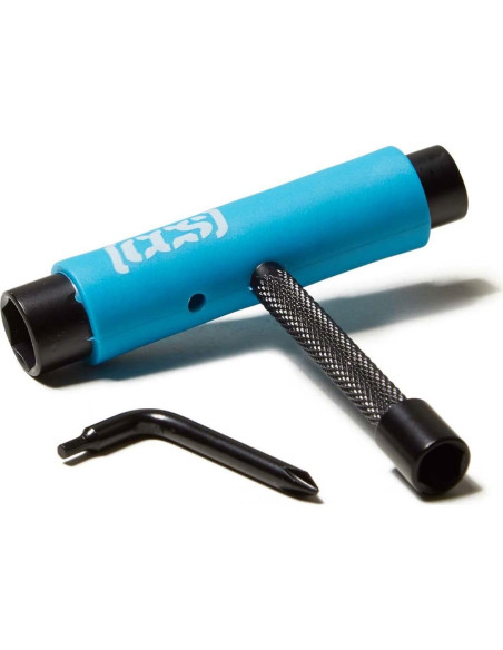 Herramienta de Skateboard CCS Todo en Uno - Metal Azul