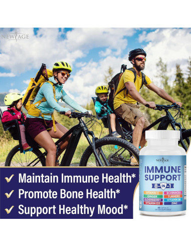 Suplemento Inmunológico 8 en 1 Nueva Era - 120 Cápsulas