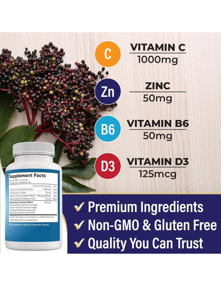 Suplemento Inmunológico 8 en 1 Nueva Era - 120 Cápsulas