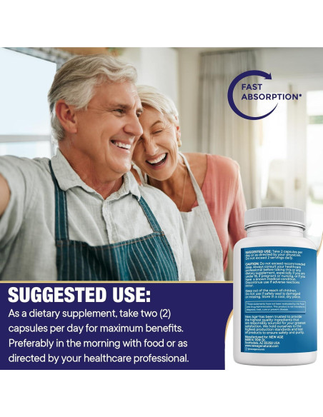 Suplemento Inmunológico 8 en 1 Nueva Era - 120 Cápsulas