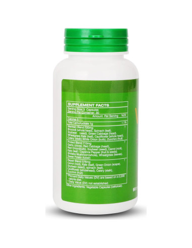 Suplemento Natural de Frutas y Verduras JulyDeer - 180 Cápsulas