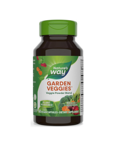Cápsulas Veganas de Verduras Nature's Way, 60 Unidades, 900 mg