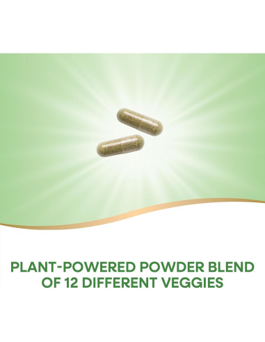 Cápsulas Veganas de Verduras Nature's Way, 60 Unidades, 900 mg