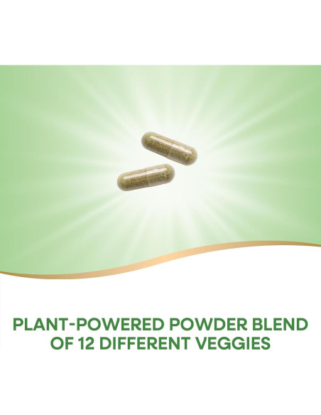 Cápsulas Veganas de Verduras Nature's Way, 60 Unidades, 900 mg