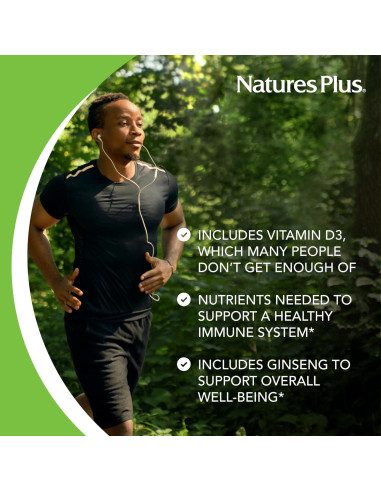 Suplemento Multivitamínico Líquido Natures Plus Fuente de Vida 236.6 ml - Sin Gluten, Vegetariano