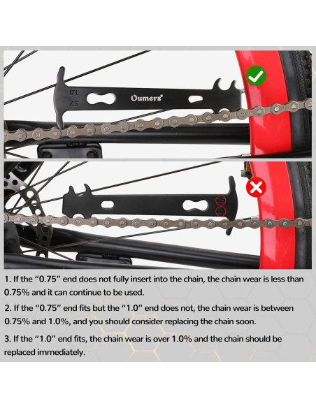 Juego de Herramientas Oumers para Reparación de Cadenas de Bicicleta