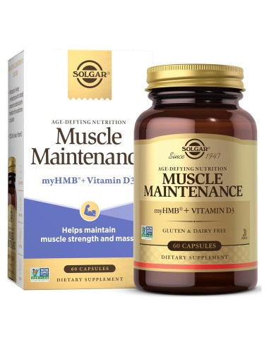 Suplemento Muscular Solgar con HMB y Vitamina D - 20 Porciones