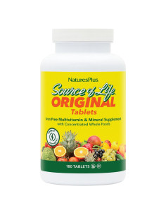 Suplemento Multivitamínico Natures Plus Fuente de Vida 180 Tabletas