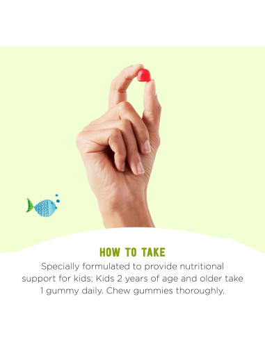 Gominolas Orgánicas Vitamina D3 Mama Bear 25 mcg 80 Unidades