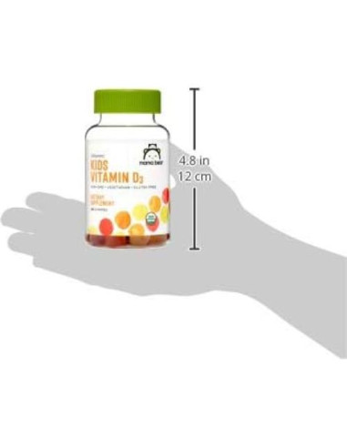 Gominolas Orgánicas Vitamina D3 Mama Bear 25 mcg 80 Unidades