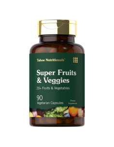 Cápsulas Super Frutas y Verduras Tahoe Nutritionals 90 Unidades