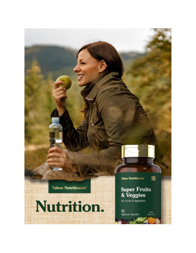Cápsulas Super Frutas y Verduras Tahoe Nutritionals 90 Unidades