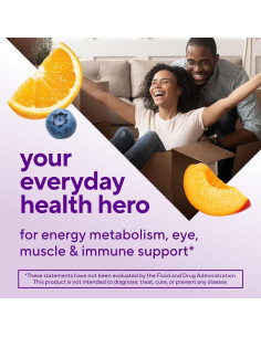 Vitafusion Multivitaminas Gummy Adultos 120 Conteo +10% Vitaminas A, C, E 2