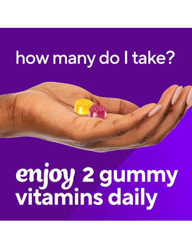 Vitafusion Multivitaminas Gummy Adultos 120 Conteo +10% Vitaminas A, C, E